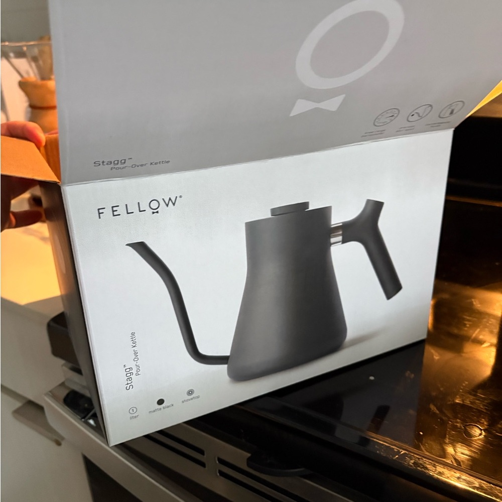 Fellow Stagg Pour-Over Kettle New in Box Black
